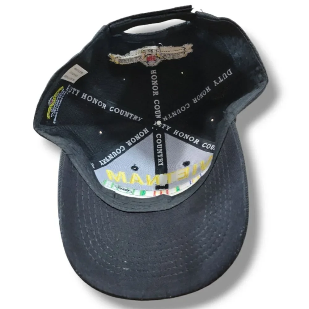 Vietnam Veteran Hat Strap Back Cap OSFM Medals Of America New Without Tags NWOT